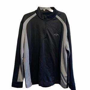 Callaway Quarter Zip-Up Fleece Lined Pullover XXL